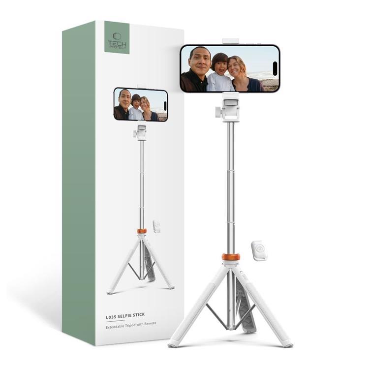 Tech-Protect Bluetooth Selfie Stick Tripod - Vit | 264 | AlltMobil
