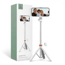 Tech-Protect - Tech-Protect Bluetooth Selfie Stick Tripod - Vit