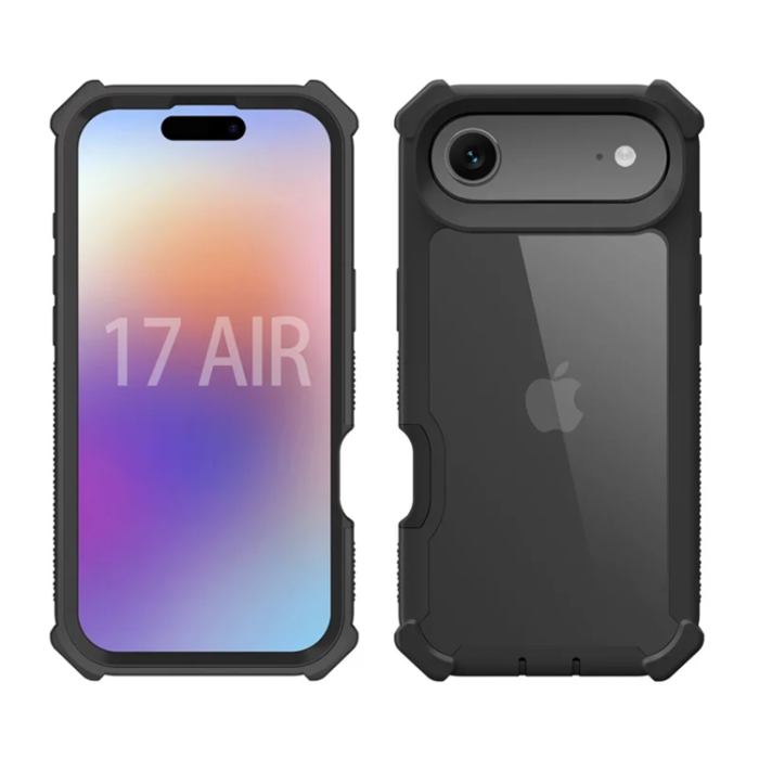A-One Brand - iPhone 17 Air Mobilskal TPU + PC Shockproof - Svart