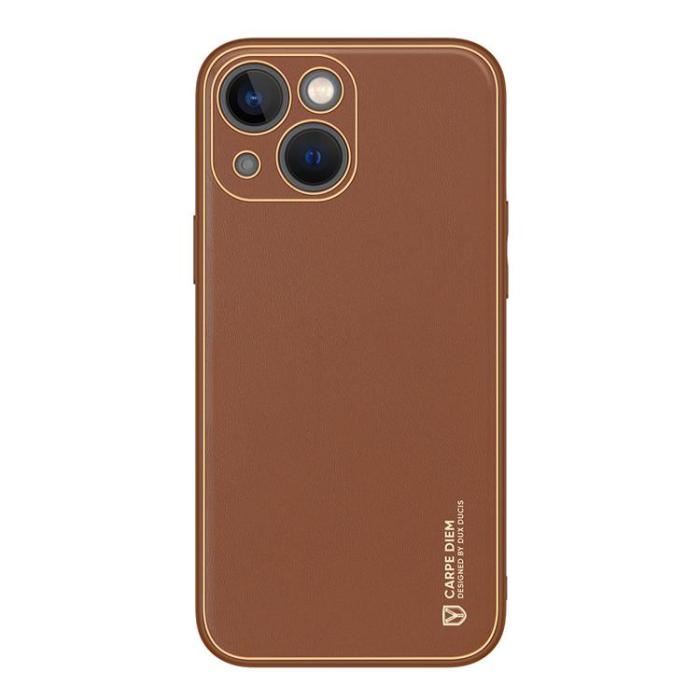Dux Ducis - Dux Ducis iPhone 14 Plus Skal Yolo - Brun
