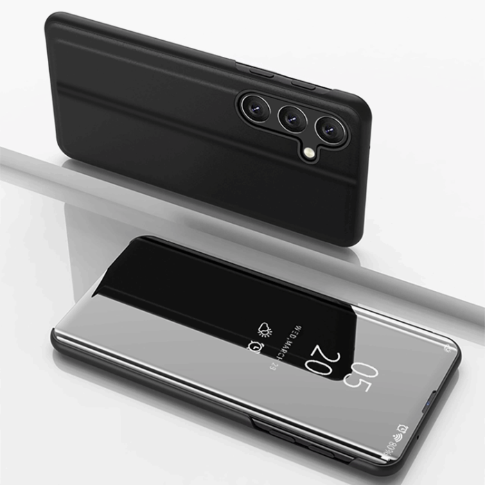 OEM - Galaxy S24 FE Fodral Clear View - Svart
