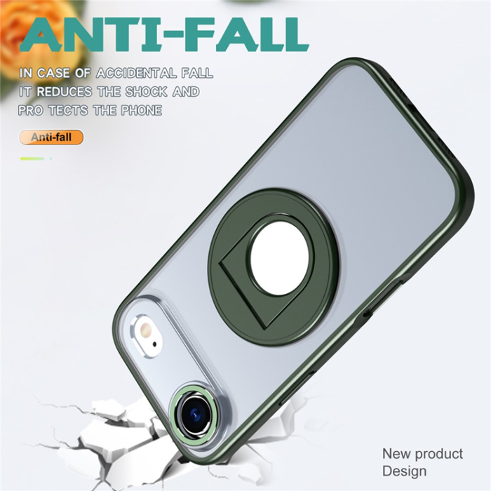 A-One Brand - iPhone 17 Air Mobilskal MagSafe Rotating Kickstand - Grön
