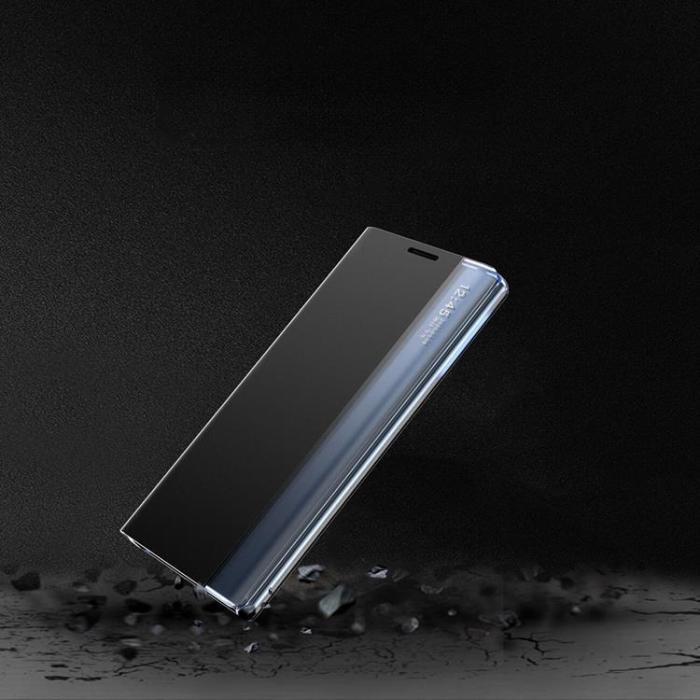 OEM - Galaxy S24 Ultra Fodral Sleep View med Flap - Blå