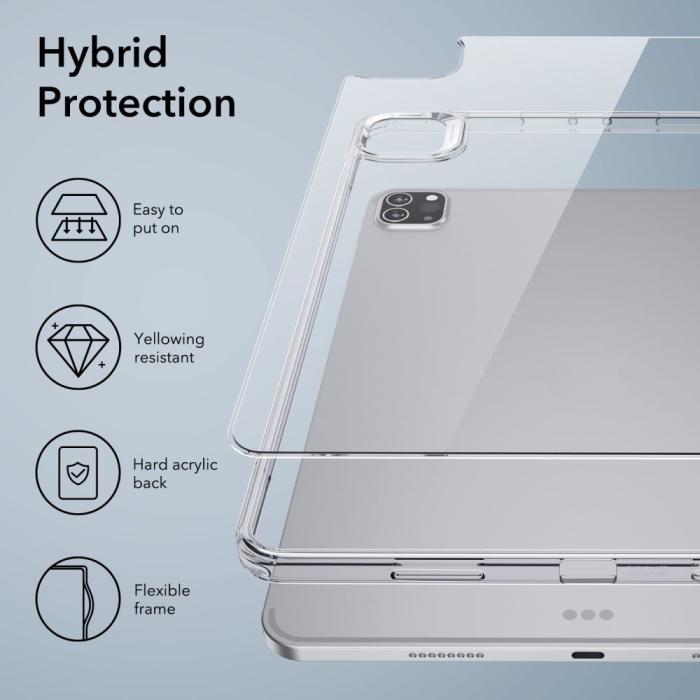 UTGATT - ESR iPad Pro 12.9 (2022/2021) Skal Classic Hybrid - Clear