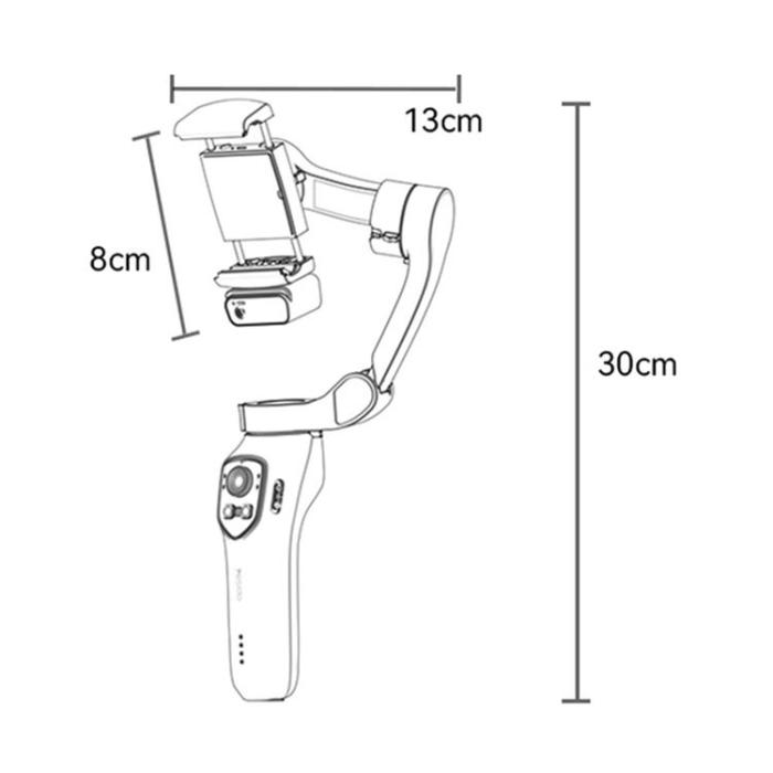 Yesido - YESIDO Gimbalstabilisator 3-Axlig Ansiktsspårning Mobilhållare SF21