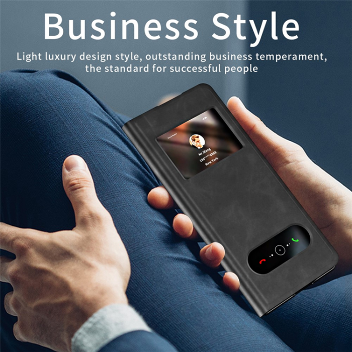 A-One Brand - Galaxy Z Fold 6 Mobilskal View Window - Svart
