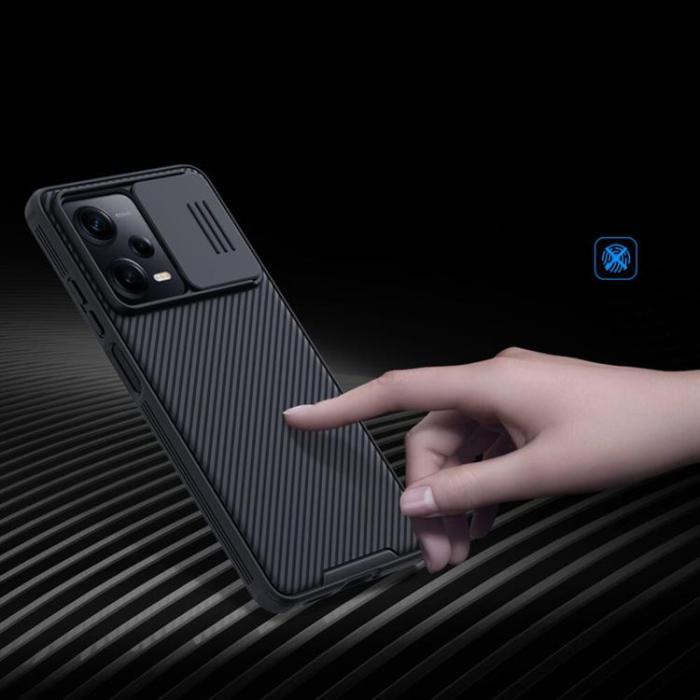 Nillkin - Nillkin Xiaomi Redmi Note 12 Mobilskal Camshield - Svart