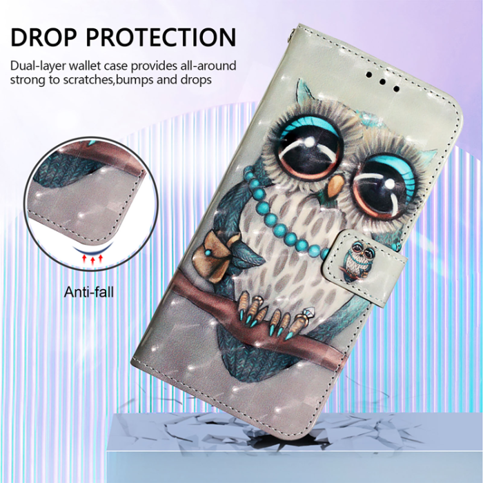 A-One Brand - iPhone 17 Pro Plånboksfodral Printing Pattern Med Strap