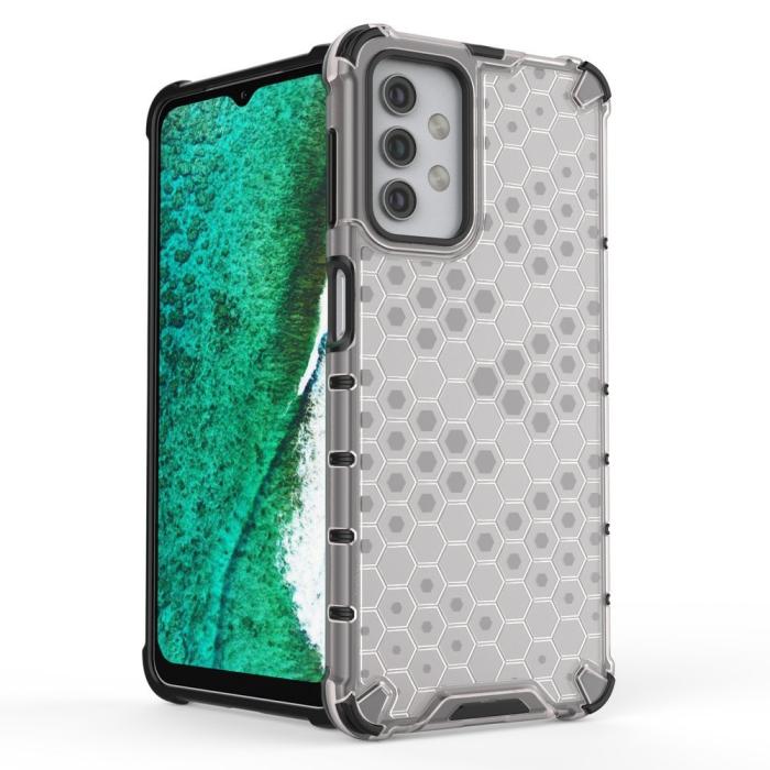 Ruhtel - Honeycomb Armor Skal till Samsung Galaxy A32 5G transparent
