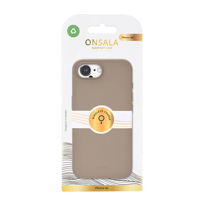Onsala - Onsala iPhone 16e Mobilskal Silikon Återvunnen - Summer Sand