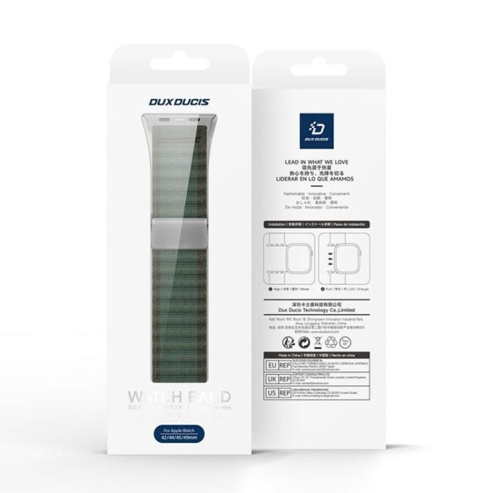 Dux Ducis - Dux Ducis Apple Watch 44/45/46/49mm Armband YC Nylon - Grön