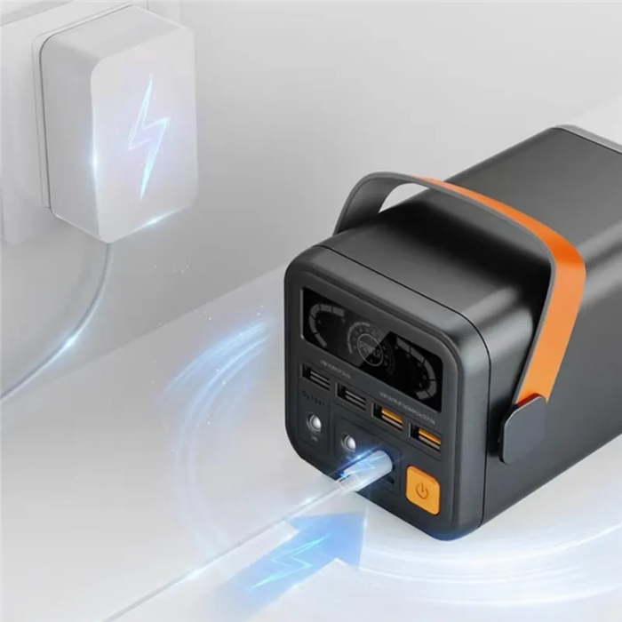 A-One Brand - Outdoor Powerbank 60000mAH 35W med LED Light - Grå