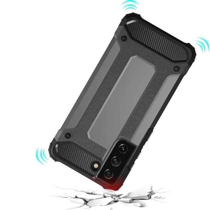 Forcell - Galaxy S21 Skal Forcell Armor Hårdplast - Svart