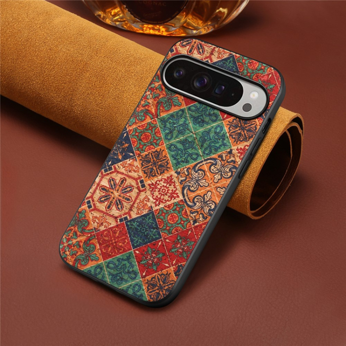 A-One Brand - Google Pixel 10 Pro XL Mobilskal Flower Print - Vinter/blå