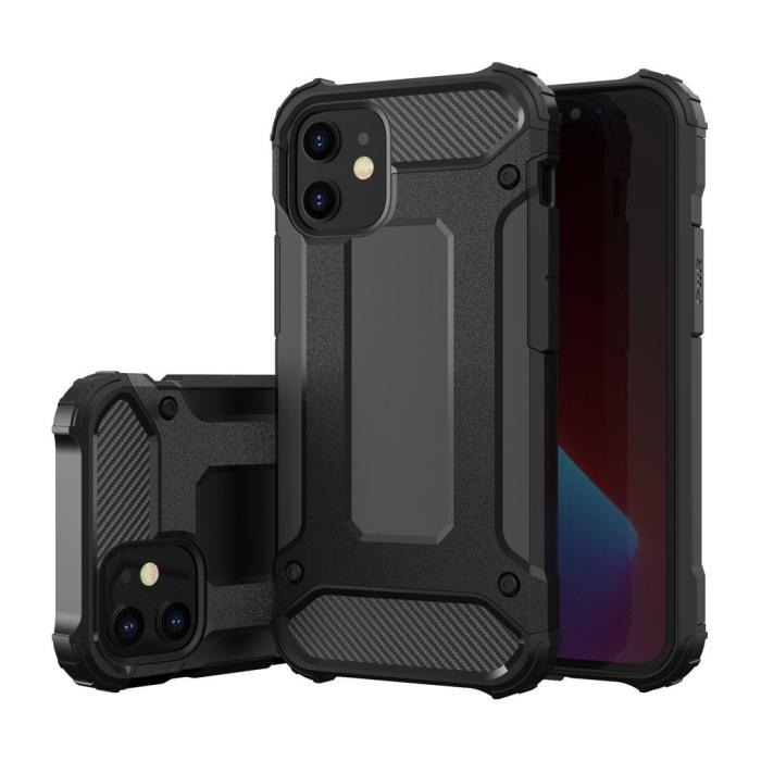 OEM - iPhone 12 Pro Max Skal Hybrid Armor - Svart