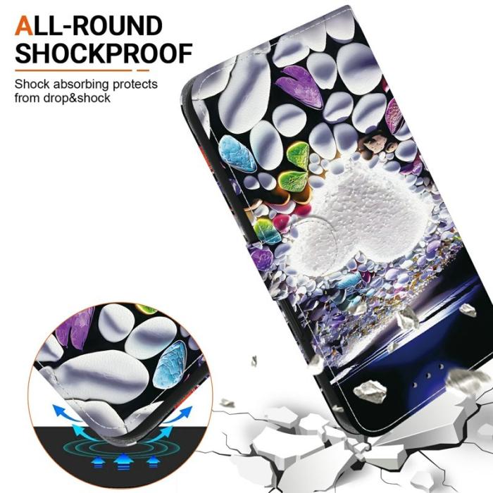 OEM - Samsung Galaxy S26 / S26 Pro Plånboksfodral Mönstertryck Konstläder - Hjärta
