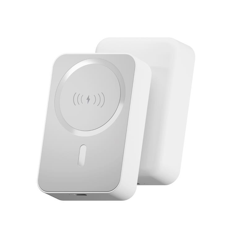 Forever MagSafe Trådlös Powerbank 10000mAh 20W - Vit | 505295 | AlltMobil