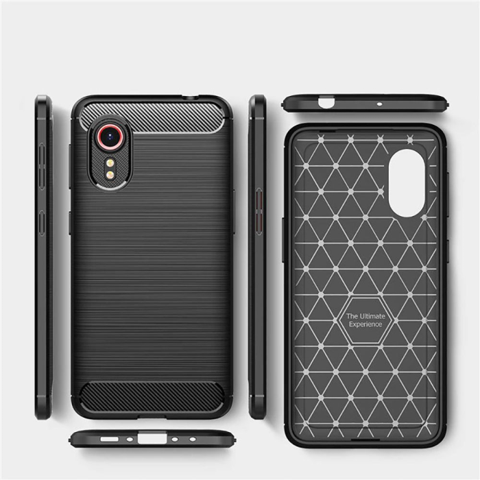 Tech-Protect - Tech-Protect Carbon skal till Galaxy Xcover 5 - Svart