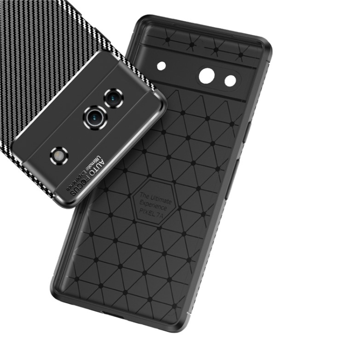 A-One Brand - Google Pixel 7a Mobilskal Carbon Fiber - Svart