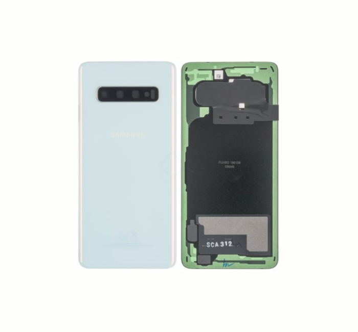 UTGATT1 - Samsung Galaxy S10 Baksida - Prism Vit