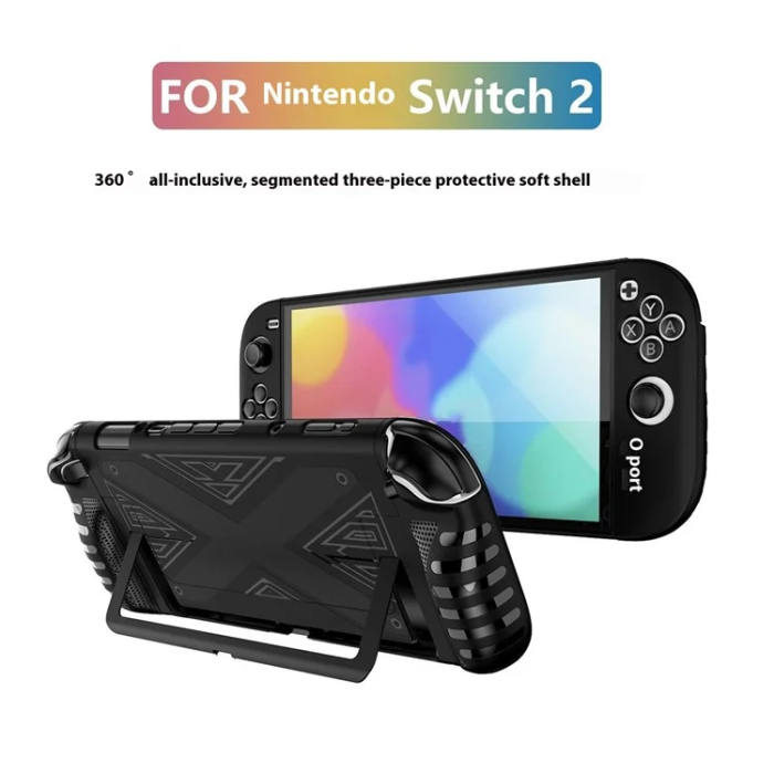 OEM - Nintendo Switch 2 Spelkonsol Skal med Stativ - Vit