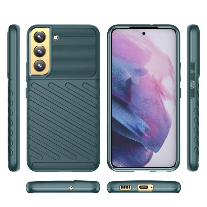 OEM - Thunder Twill Skal Galaxy S22 Plus 5G - Grön