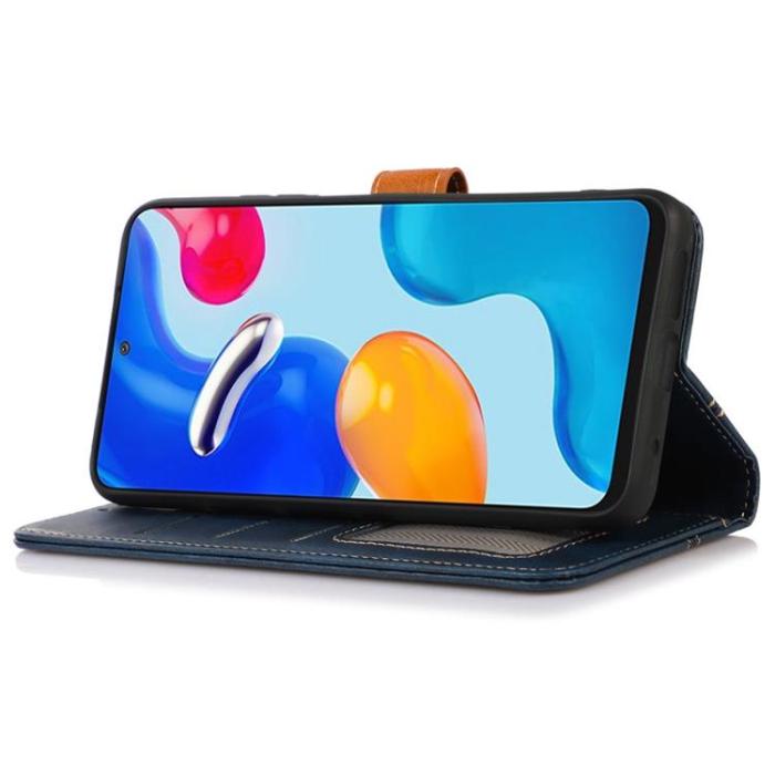 A-One Brand - Galaxy Xcover 6 Pro Plånboksfodral Folio Flip - Blå