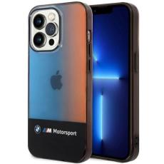 UTGATT1 - BMW iPhone 14 Pro Max Mobilskal Half Tricolor - Svart