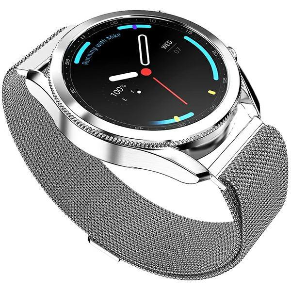 Mercury Apple Watch 4/5/67/SE (42/44/45 mm) Armband Mesh - Silver