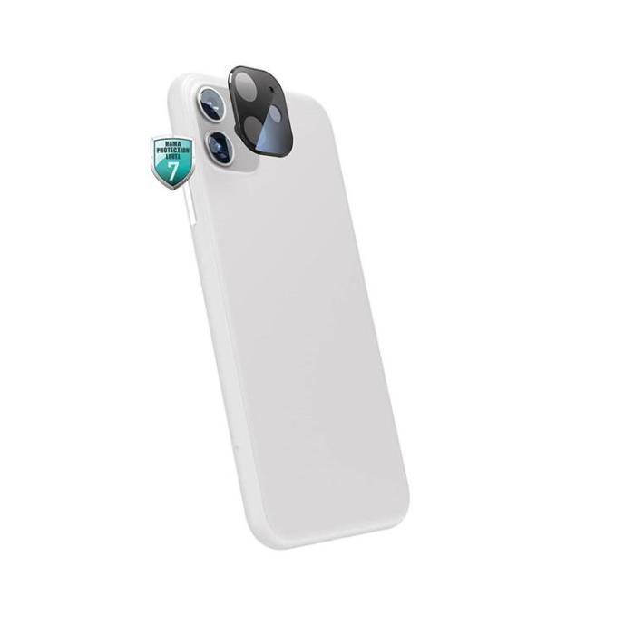 Hama - HAMA Kameralinsskydd i Härdat Glas för iPhone 12 - Svart