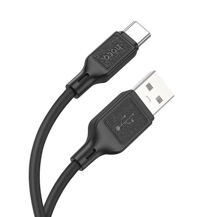 Hoco - HOCO USB Till USB-C 1m Kabel 3A X90 - Svart