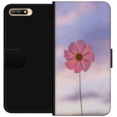 iSecrets - Plånboksfodral till Huawei Y6 (2018) med Rosa blomma