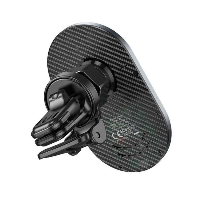 Hoco - Hoco CA91 Magnetisk Magsafe Vent Bilhållare 15w - Svart