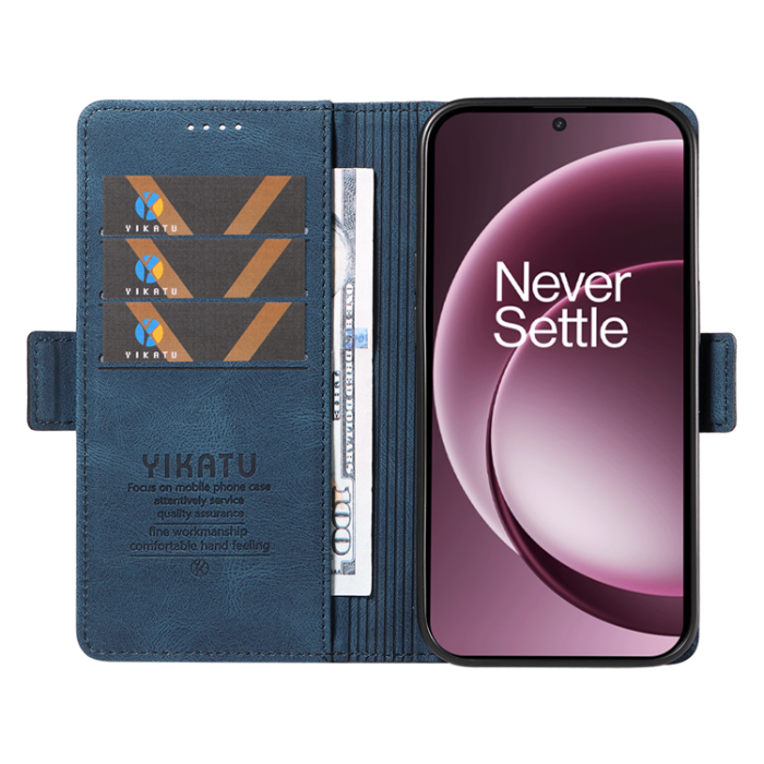 YIKATU - YIKATU OnePlus 15 5G Konstläder Plånboksfodral Skin-touch Feeling