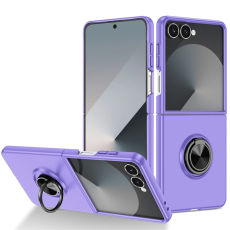 A-One Brand - Galaxy Z Flip 7 Mobilskal Rotatable Ring Kickstand - Lila