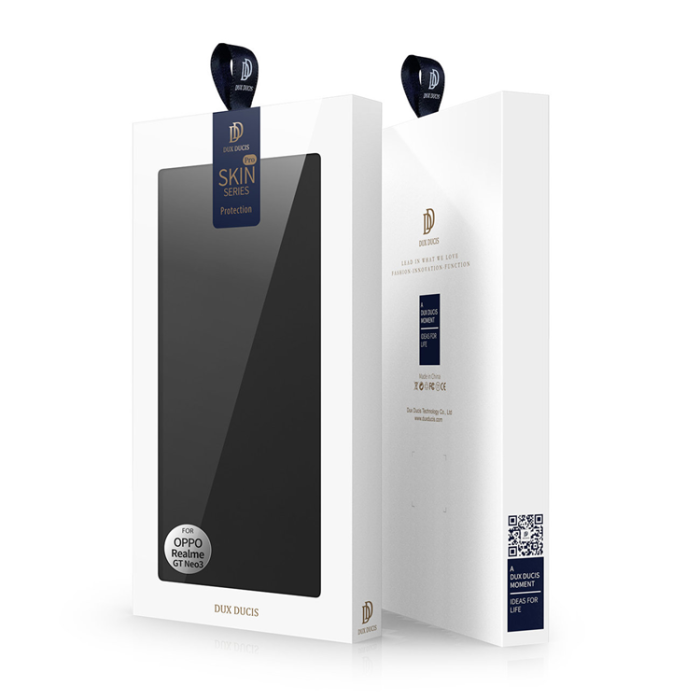 Dux Ducis - Dux Ducis Realme GT Neo 3 Plånboksfodral Skin Series - Svart