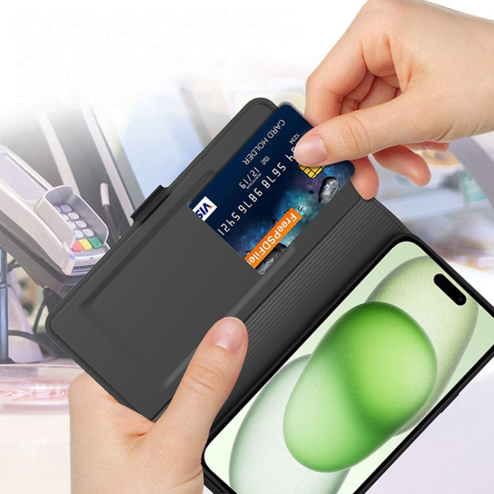 A-One Brand - iPhone 16 Pro Plånboksfodral Shockproof