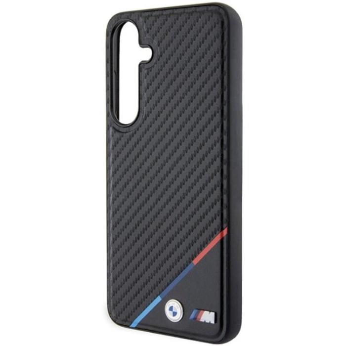 BMW - BMW Galaxy S24 Mobilskal MagSafe Carbon Tricolor Line