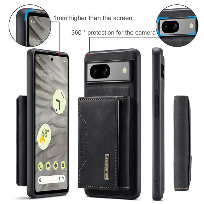 DG.MING - DG.MING Google Pixel 7A Plånboksfodral M2 2-in-1 - Svart
