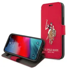US Polo - US Polo Embroidery Collection Fodral iPhone 12 Mini - Röd