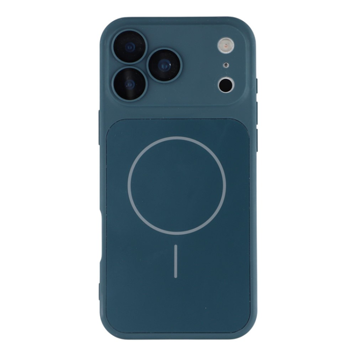 A-One Brand - iPhone 17 Pro Max Mobilskal MagSafe TPU + PC Skin Touch - Blå
