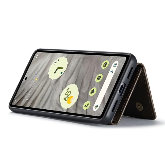 DG.MING - DG.MING Google Pixel 7A Plånboksfodral M2 2-in-1 - Coffee