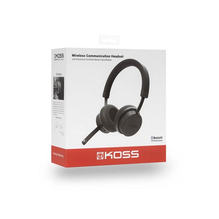 Koss - KOSS Headset CS340iBT Qz Over-Ear Mic Remote - Svart