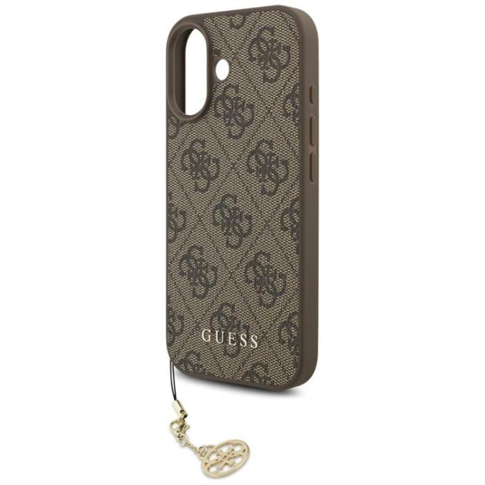 Guess - Guess iPhone 17 Mobilskal MagSafe 4G Charms Collection - Brun