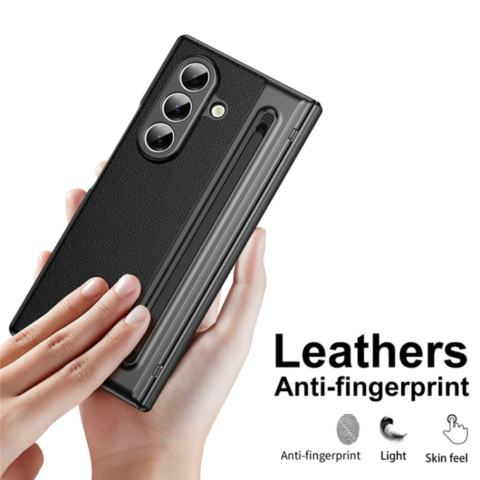 A-One Brand - Galaxy Z Fold 7 Mobilskal Matte Electroplated - Svart