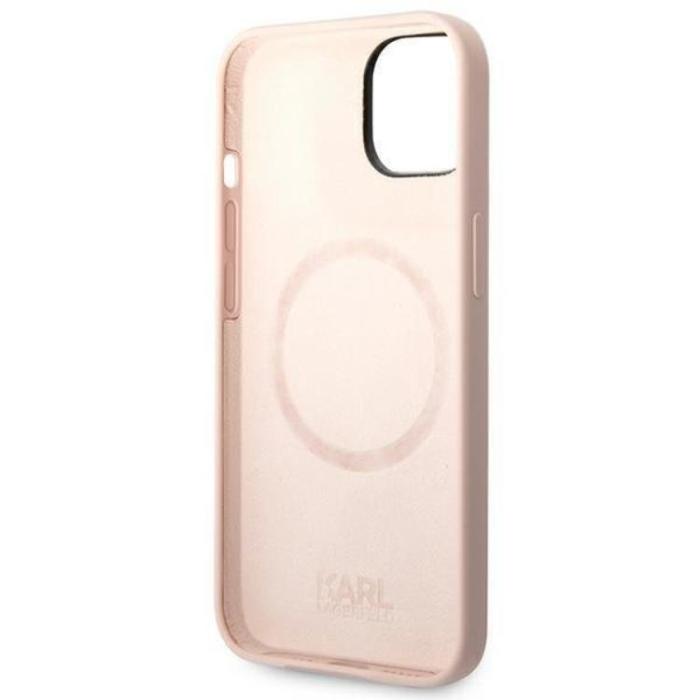 KARL LAGERFELD - Karl Lagerfeld iPhone 14 Skal Magsafe Silicone Karl & Choupette