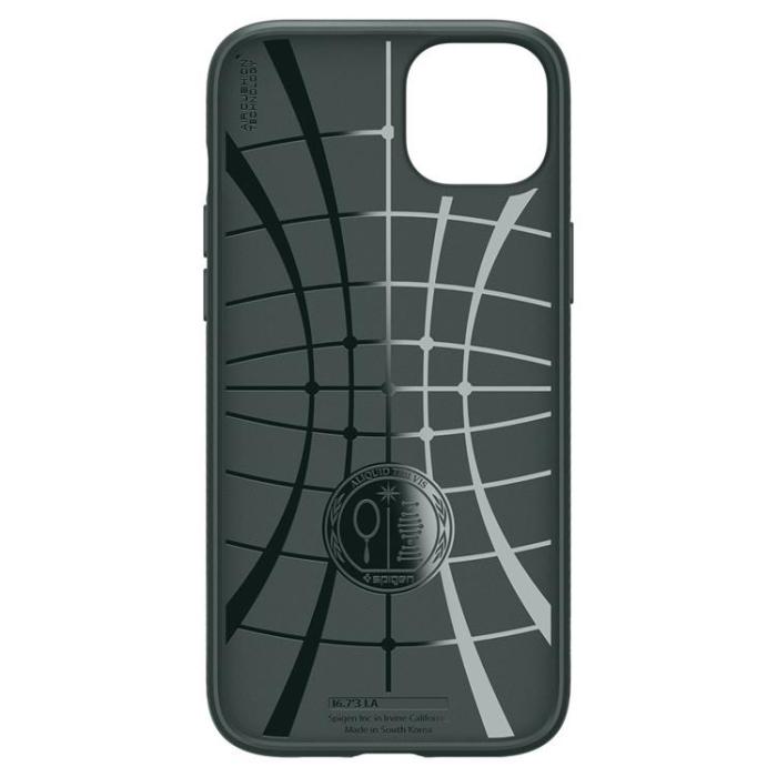 Spigen - Spigen iPhone 15 Plus Mobilskal Liquid Air - Grön