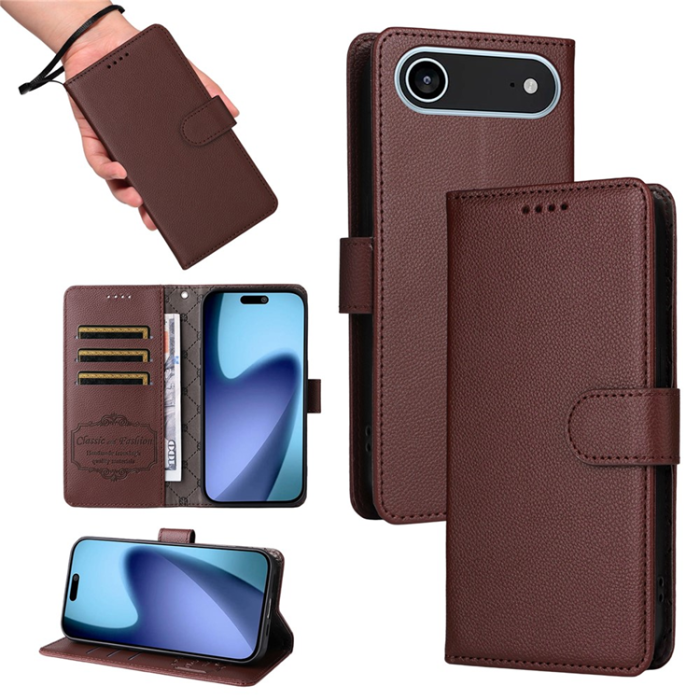 A-One Brand - iPhone Air Plånboksfodral RFID Blocking med Handledsrem