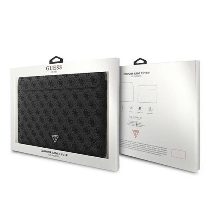 Guess - Guess Datorfodral 16'' Uptown Triangle Logo - Svart