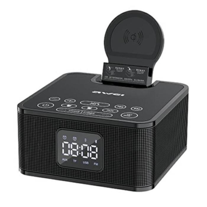 Awei - Awei Bluetooth Högtalare Med Trådlös Laddare Y332 - Svart